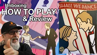 How to Play Shall We Dance | A Saashi & Saashi Board Game | includes Stop Motion unboxing and Review