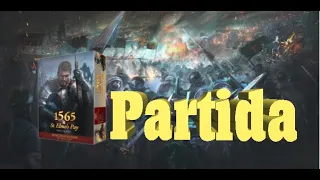 1565 El asedio de Malta - Como se juega y partida con Sergi.