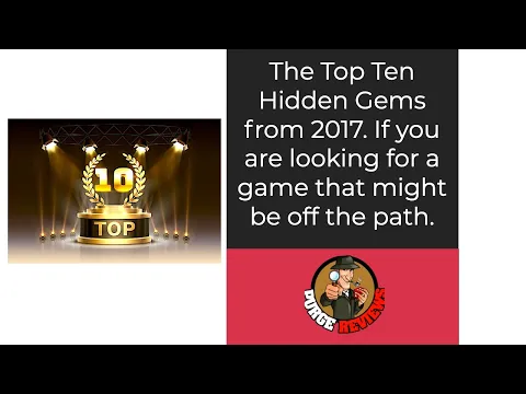 Top 10 Hidden Gems from 2017 by Purge Reviews