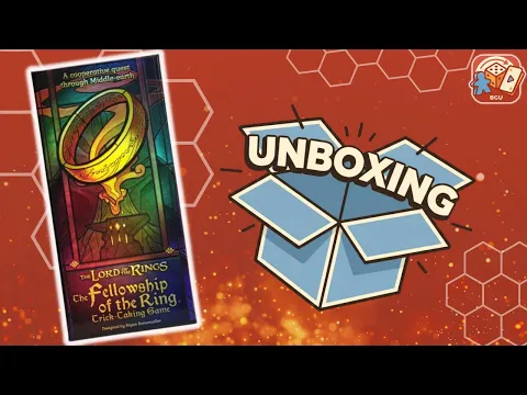 Lord of The Rings Fellowship of the Ring Trick-Taking Game Unboxing