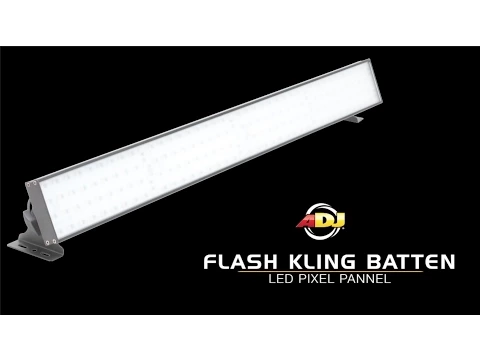 Product video thumbnail for ADJ American DJ Flash Kling Batten 40x4-Watt LED Pixel Bar Light