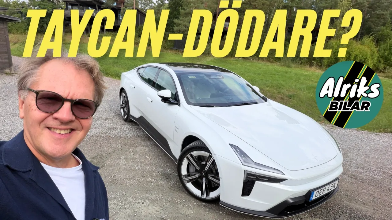 Polestar 5 provkörd.  Taycan är bättre, men därför väljer jag Polestar!