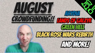 7 Crowdfunding Games to Know $$ - August 2021 Edition! Arydia, Galzyr, Black Rose Wars, Mythic Mischief, & MORE!