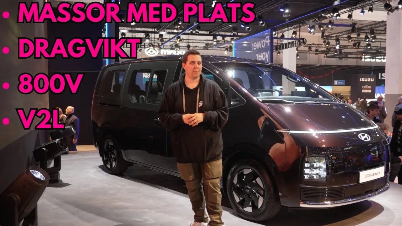 Hyundai Staria Electric är den MPV som så många har väntat på