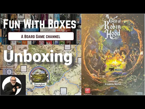 A Gest of Robin Hood | Board Game | Unboxing | GMT Games | Frederic Serval