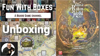 A Gest of Robin Hood | Board Game | Unboxing | GMT Games | Frederic Serval