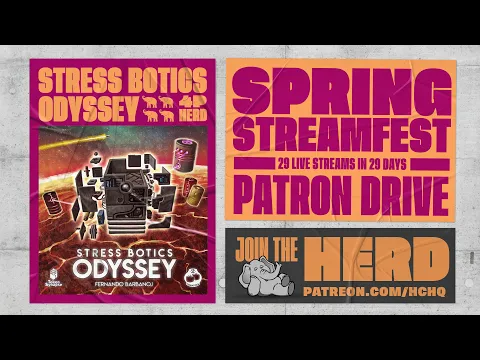 Stress Botics: Odyssey - 3p Teaching & Play-through by Heavy Cardboard