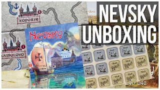 Nevsky Unboxing | GMT Games | Wargame Historical Board Game | Volko Ruhnke | Levy & Campaign Series