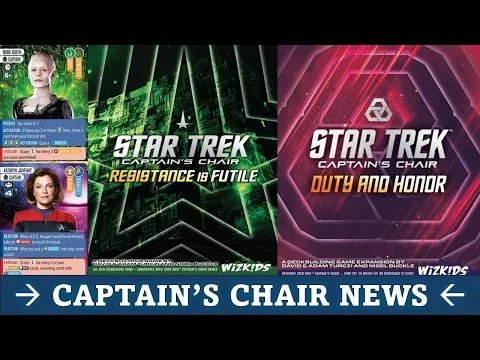 DGA News: Star Trek: Captain's Chair - Resistance is Futile & Duty and Honor Announced!