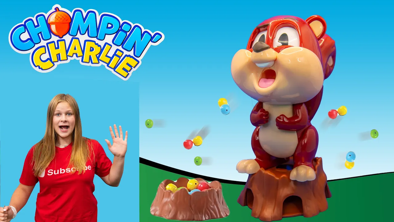 Assistant Plays Chompin Charlie Game against Mr Engineer to Win Slime