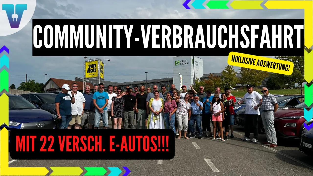 22 Elektroautos im direkten Vergleich - XXL Verbrauchsduell! [Deutsch 4K] | Vision E Drive Nr.174
