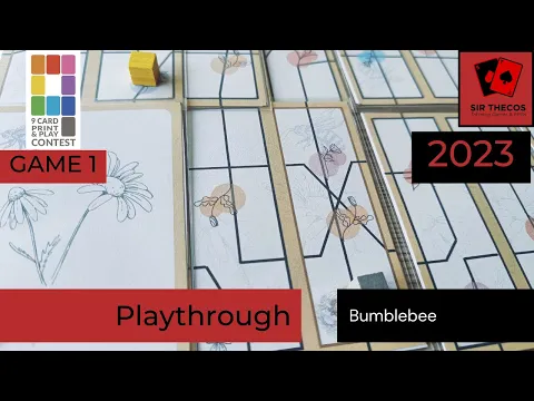 Playthrough | Bumblebee (2023 9-Card Nanogame Print and Play Design Contest)
