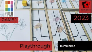 Playthrough | Bumblebee (2023 9-Card Nanogame Print and Play Design Contest)