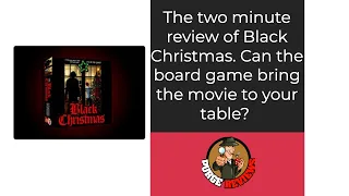 Black Christmas by Purge reviews: Two Minute Review