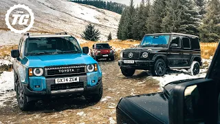 New Toyota Land Cruiser vs Defender, G-Class & Grenadier | 4K
