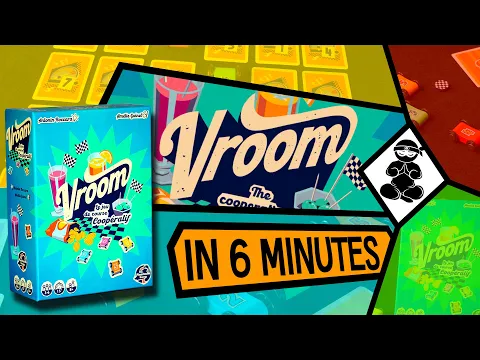 Vroom - How to Play in 6 minutes - Boardgame Ninja - Explainer