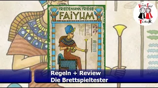 Faiyum von Friedemann Friese - Regeln + Review - Brettspiel - Die Brettspieltester