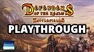 Defenders Of The Realm: Battlefields Board Game | Playthrough