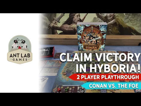 The Adventures of Conan | Board Game | Playthrough | Preview