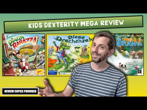 Kids Dexterity Mega Review: Turtle Splash; Piazza Ragazza; Diego Drachenzahn