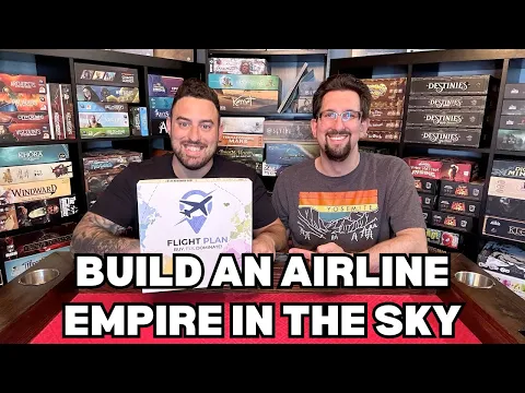 Flight Plan Board Game Review - First Impression - Kickstarter - In a Minute Mom Games