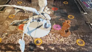 Learning Dark Souls Board Game - Knight vs Gargoyle
