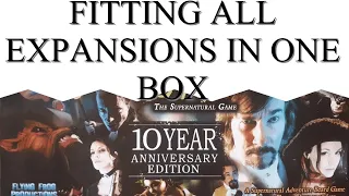 A TOUCH OF EVIL 10th ANNIVERSARY EDITION.  Will show you how to fit the expansions inside the box.