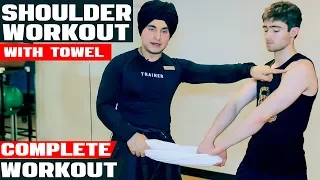 Shoulder Workout With Towel | Home Workout Video 2019 | Speed Fitness