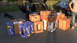 Cargo space in Model S facelift vs Mercedes E-class