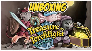 Unboxing Treasure By Torchlight: Mint Tin Edition - Solo Tabletop Adventure!