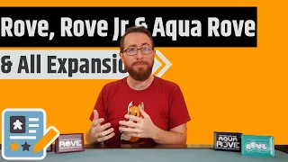 Rove, Rove Expansions, Aqua Rove & Rove Junior Review - A Ton Of Solo Problem Solving!