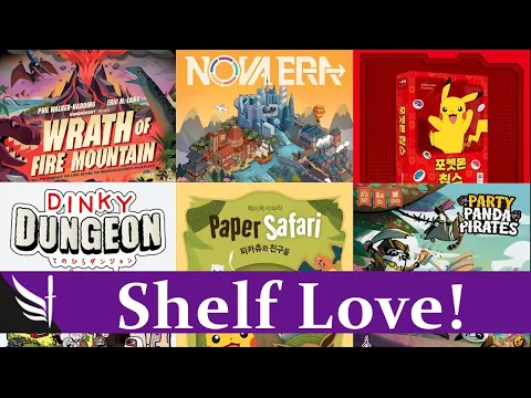 Nova Era, Wrath of Fire Mountain Reviews & More! Pokémon Board Games - Shelf Love #6