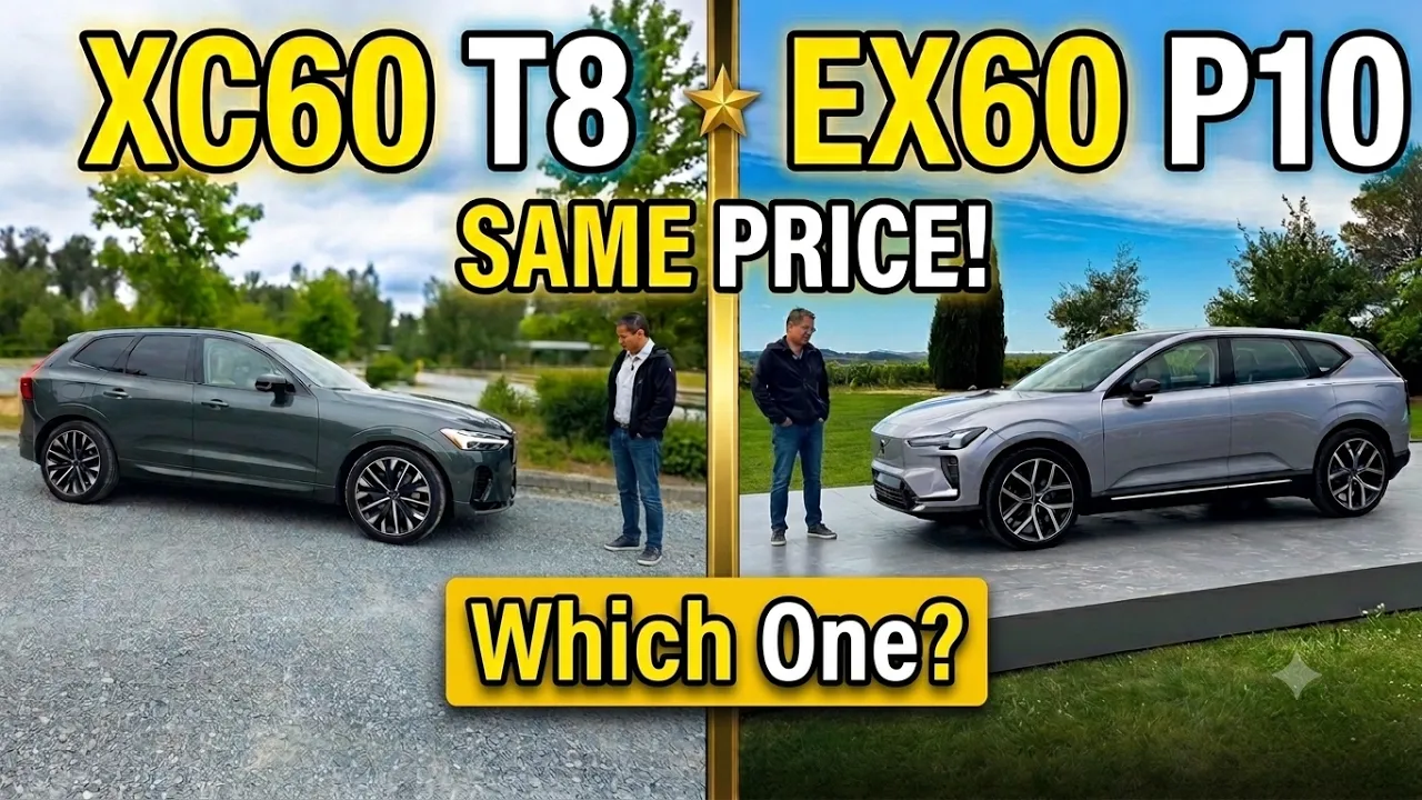 2027 Volvo EX60 vs XC60 T8: Same Price... But Completely Different SUVs!