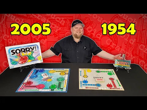 Sorry! Board Game Review – 1954 vs 2005 Parker Brothers Editions | Retro Classic!