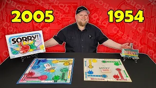 Sorry! Board Game Review – 1954 vs 2005 Parker Brothers Editions | Retro Classic!