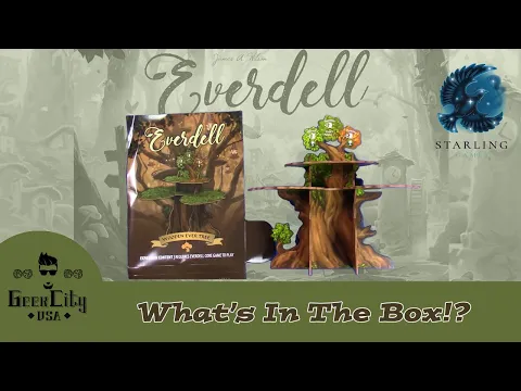 Geek City USA Unboxes Everdell - Wooden Ever Tree