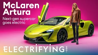 McLaren Artura 2021 in-depth walkaround: McLaren builds a plug-in hybrid supercar! / Electrifying
