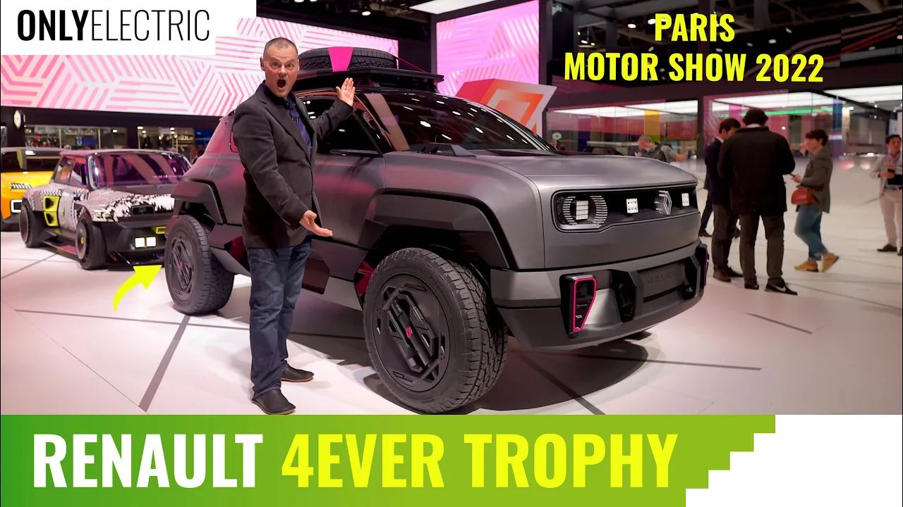 Renault 4EVER Trophy - The Legendary 4L Revived as an EV with Rugged Looks !