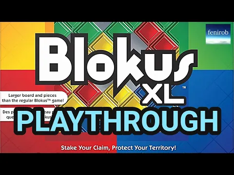 Blokus Board Game | Playthrough (2 Players)