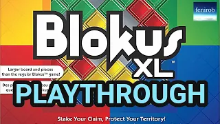 Blokus Board Game | Playthrough (2 Players)