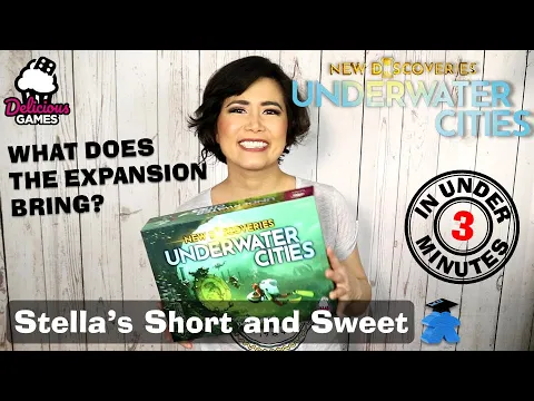 Underwater Cities New Discoveries Expansion Board Game - Stella's Short and Sweet