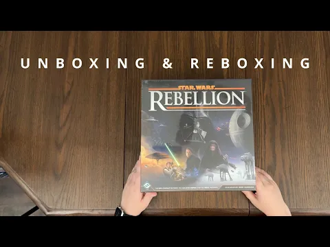 Star Wars: Rebellion - Board Game Unboxing & Reboxing - What's in the Box?