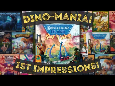 Dinosaur Island: Rawr 'N Write - First Impressions!