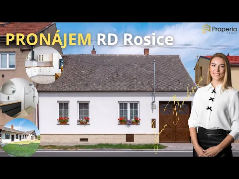 Pronájem reprezentativního domu 3+kk (84,2 m²) s dílnami, sklady a dvěma vjezdy na pozemek, 818 m² – Rosice, ul. Brněnská - youtube
