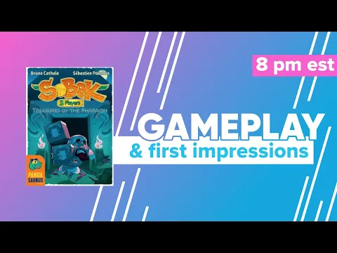 Sobek Treasures of the Pharoah Gameplay & First Impressions | @Pandasaurusgame