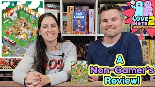 Flaming Pyramids (2nd Edition) - A Non-Gamer's Review! Cheeky Parrot Games | Love 2 Hate #boardgames