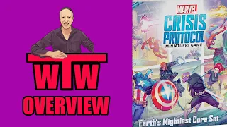 MARVEL CRISIS PROTOCOL GAME AND EARTH'S MIGHTIEST BOX SET: Overview  from Whachacha's Tabletop World