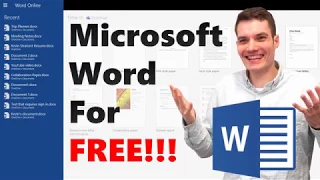 How to get Microsoft Word for FREE!!!