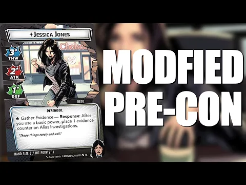 Modifying Jessica Jones's Pre Con Deck To Make It Better for Solo Play Marvel Champions
