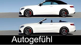 Mercedes-AMG C63 S Cabriolet Convertible Sound/Exterior/Interior roof Preview all-new neu 2017